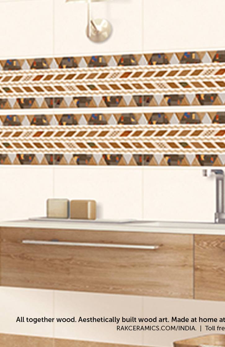 RAK Ceramics presents Wood Tile art. Style your tile right.