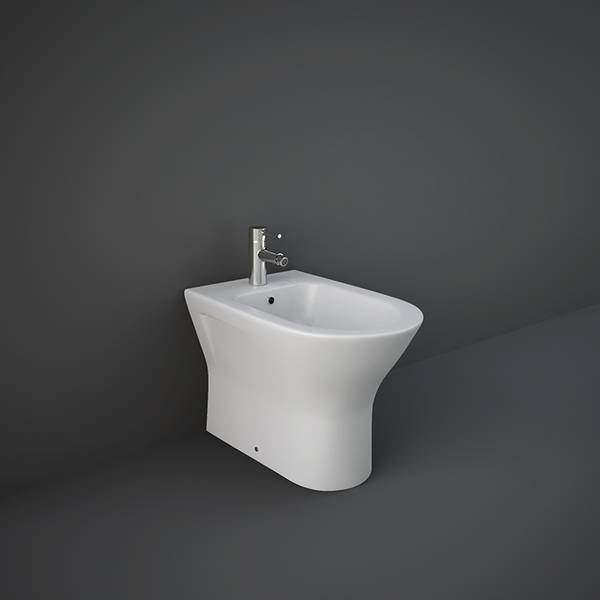 Rak Feeling Back To Wall Bidet In Matt White RST14500A
