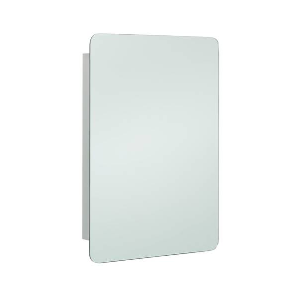 Uno Stainless Steel Single Cabinet with Mirrored Door (H)660x(W)460x(D)120mm