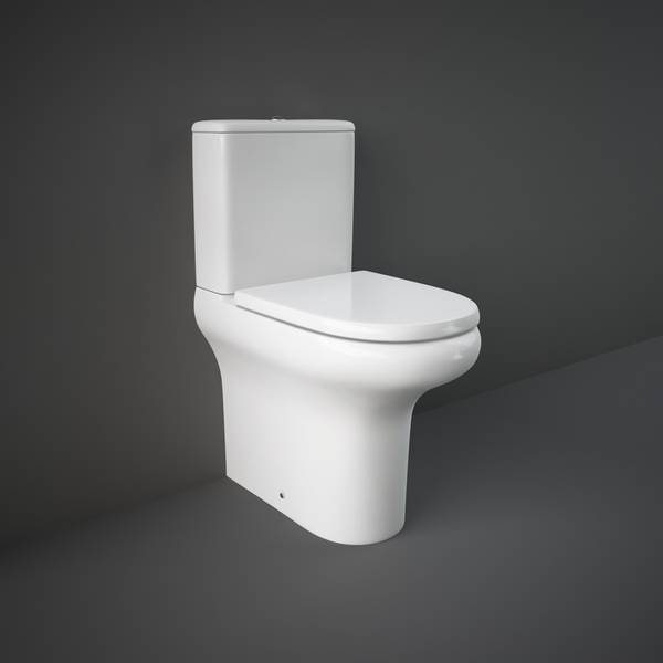 RAK Tonique Soft Close Toilet Seat – D-Shape, Quiet & Gentle Closing, Includes Fixings